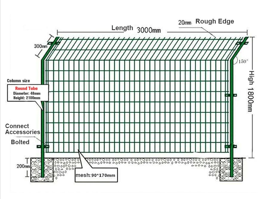 Breeding Wire Mesh Fence/Bilateral Wire Fence